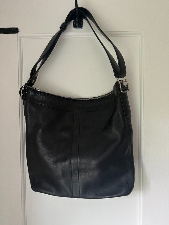Coach Handbags - Coach womens black leather handbag